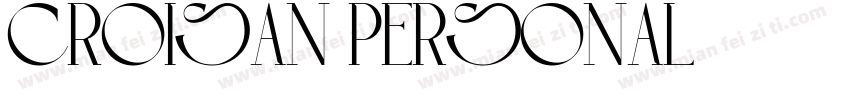 CROISAN Personal字体转换